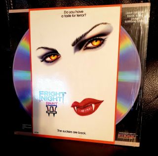 Fright Night Part Ii Laserdisc Ld Extremely Rare Vampire 80 