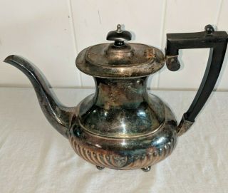 Antique Vintage Ifs Israel Freeman & Sons Silver Plated Teapot