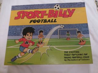 Vintage 1981 Sport Billy Table Top Football Game Made By Subbuteo Very Rare