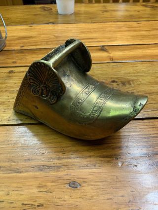 Antique Bronze Brass Spanish Colonial Conquistador Stirrup Boot