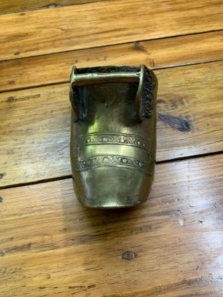 Antique Bronze Brass Spanish Colonial Conquistador Stirrup Boot 2