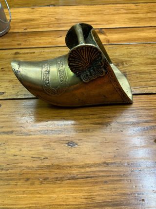 Antique Bronze Brass Spanish Colonial Conquistador Stirrup Boot 3