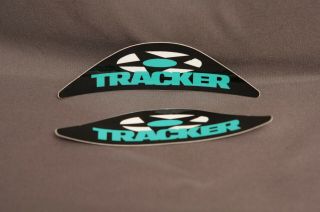 2 Nos Tracker Trucks Star Triangle Hanger Sticker Skateboards Neil Blender Vtg