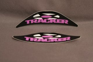 2 Nos Tracker Trucks Star Triangle Hanger Sticker Skateboarding Skate Tony Hawk