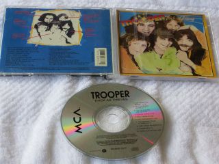 Trooper - Thick As Thieves Cd Mca Canada Rare Oop Nm Raise A Little Hell