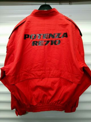" Potenza Re710 " Technicians Jacket By Bridgestone | Rare Jdm Work Turanza Advan
