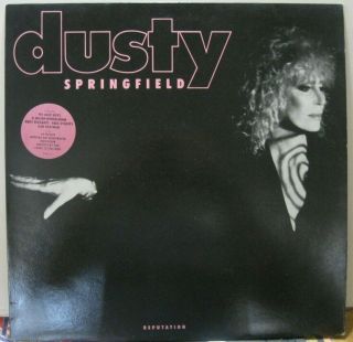 Dusty Springfield - Reputation - Rare Orig.  1990 U.  K.  Lp - Pet Shop Boys - N.  W/lyric