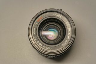 Canon Fd Ssc 35 Mm F 2 Eos Converted Japan Rare
