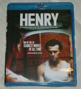 Henry Portrait Of A Serial Killer (blu - Ray Disc) Rare Horror Sleaze Dark Sky