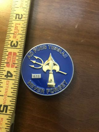 Rare Cia Central Intelligence Agency Ad Finis Terrae Never Forget Coin