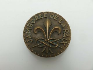 1947 Jamboree Boy Scouts Of France - Rare Medal Bronze