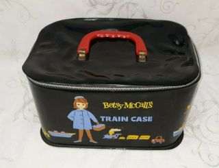 Vintage American Character Betsy Mccall Doll Black Train Case Exc.  $16.  99