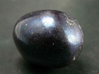 Rare Covellite Covelite Tumbled Piece From Peru - 1.  4 " - 66.  2 Grams