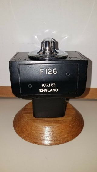 Rare Ronson F126 Reconnaissance camera table lighter A.  G.  I.  Ltd aircraft plane 2