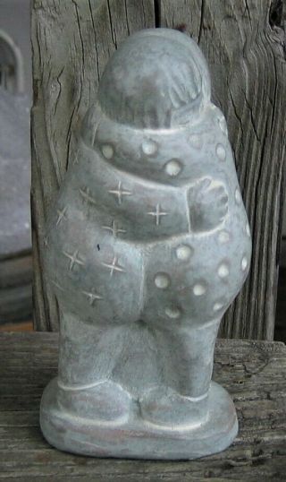 Isabel Bloom 1999 Signed 4.  5 " Tall Hugs Cement Figurine