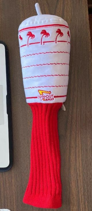 In N Out Burger Rare Golf Club Head Cover In - N - Out