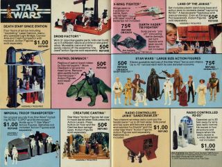 Vintage 1979 Kenner Toys Star Wars Full Color 3 Page Ad - Very Rare