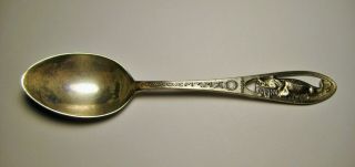 Vintage Sterling Souvenir Spoon From Okefenokee,  Georgia By Bates & Klinke