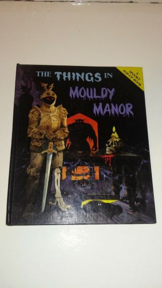 The Things In Mouldy Manor - 1988 Halloween Pop Up Book By Keith Moseley Rare