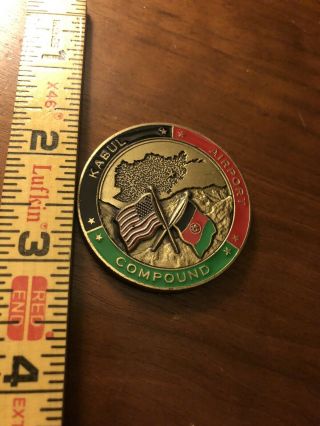 Rare CIA CENTRAL INTELLIGENCE AGENCY A - STAN KABUL AIRPORT COMPOUND COIN 3