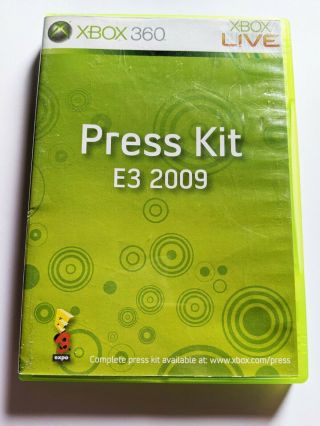 Xbox 360 E3 Press Kit - Rare Promo Demo - Halo 3 Alan Wake Gears Of War 2