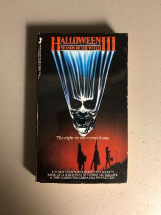 Halloween 3 Book By Jack Martin Film Movie Tie - In Rare /pb/paperback 1st Print
