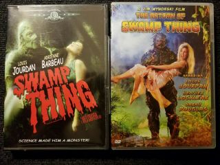 Swamp Thing (2005 Dvd) The Return Of Swamp Thing (2008 Dvd) Rare Oop