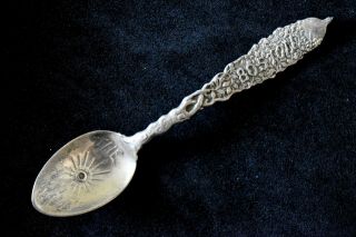Antique Boston The Hub George W.  Shiebler Sterling Silver Souvenir Spoon