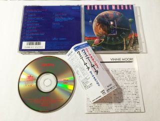 Vinnie Moore / Time Odyssey Cd Japan Nippon Phonogram 32pd - 492 W/obi Rare