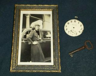 Haunted Antique Photo of a Woman/Pocket Watch & Key From Dybbuk Box Opening 3