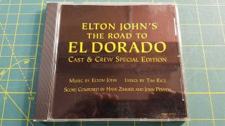 Elton John El Dorado Cast And Crew Special Edition Cd Rare Alternate Mixes