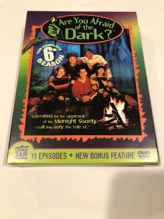 Are You Afraid Of The Dark 6th Season Complete Dvd Set - Very Rare & Oop