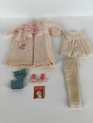 S25 Vintage Skipper Doll Outfit Pajamas Robe 1909 Dreamtime 2