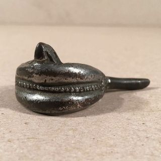 Antique Indian Tribal Rajasthan India Cast Metal Big Toe Ring Jewelry No.  7