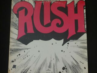 Rush " Self - Titled " Lp.  1st Pressing (srm - 1 - 1011) 1974.  Very Rare
