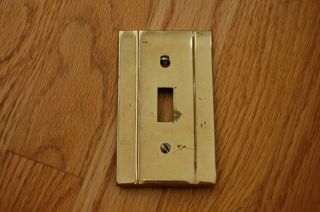 Vintage Solid Brass Switch Wall Plate
