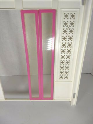 Barbie Dream House Vintage 1978 Pink A Frame Bottom Floor Doors Only Replacement