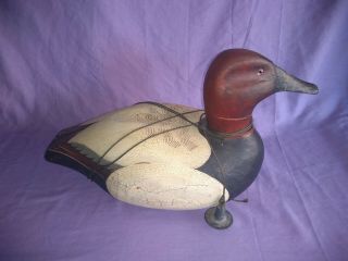 Rare Vintage Duck Decoy Signed A Wooden Bird Factory U.  S.  A.  Wood Duck
