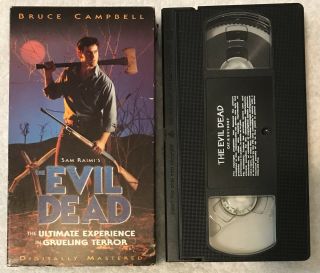 The Evil Dead (vhs,  1998) Rare Horror Collectible