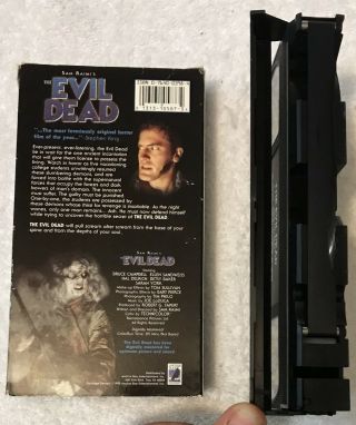 The Evil Dead (VHS,  1998) Rare Horror Collectible 2