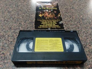 Stryper - " In The Beginning " Vhs Out Of Print Rare 1988