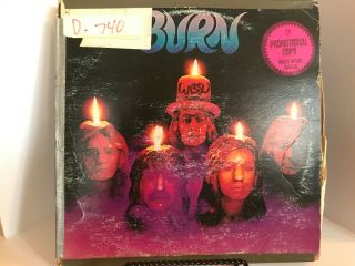 Deep Purple - Burn - Rare Pressing - White Label Promo - Vinyl - 1974