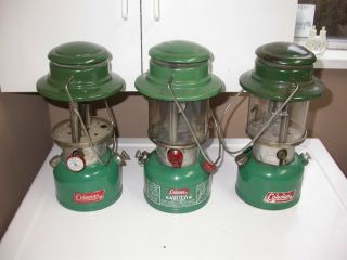 3 Vintage Coleman Lanterns 335 And 321 Canada