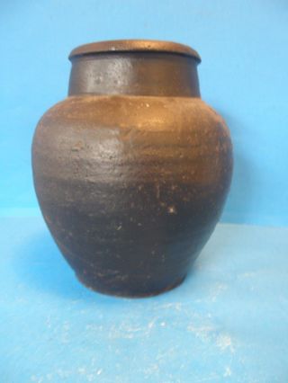 Rare Antique Vintage Terra Cotta Clay Pot Pottery Handmade Vase
