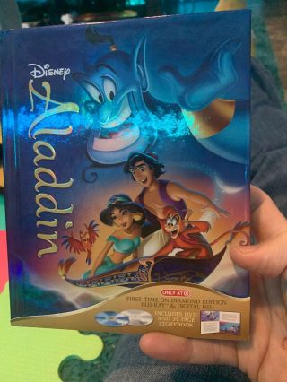 Aladdin Blu - Ray/dvd Target Exclusive Digibook Oop Rare Watched Once