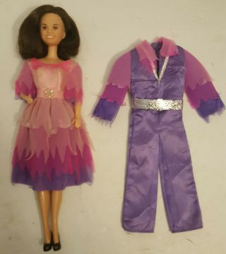 Vintage 70s Celebrity Marie Osmond 12 " Doll Donnie Osmond Matching Outfit Mattel
