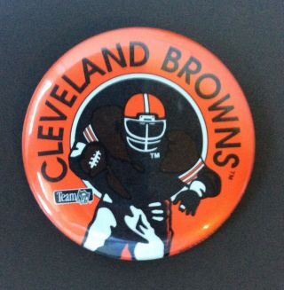 Cleveland Browns Football Collector Pin Badge Nfl Vintage Rare