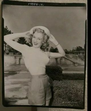 Rare Vintage Photo Of Marilyn Monroe 1947
