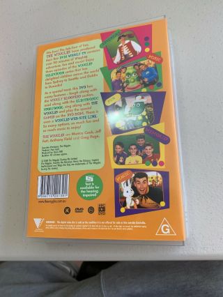 THE WIGGLES Wiggly TV DVD (2000) Region 4 ABC For Kids Rare 2