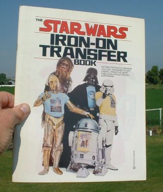 Complete Rare - 16 Iron - On Transfer Book - 11 " X 8 " - 1977 Vintage Star Wars